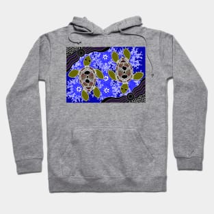 Aboriginal Art - Sea Turtles 2 Hoodie